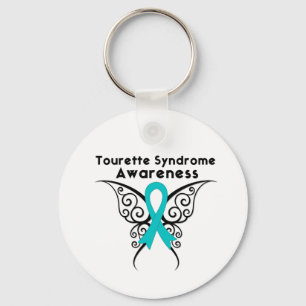 Tourette Syndrome Awareness Tattoo Butterfly Sleutelhanger