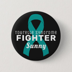 Tourette Syndrome Ribbon Button