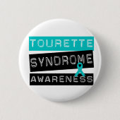Tourette Syndrome Ronde Button 5,7 Cm (Voorkant)