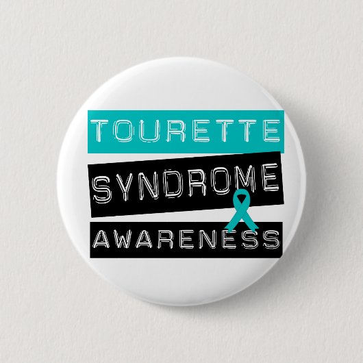 Tourette Syndrome Ronde Button 5,7 Cm (Voorkant)