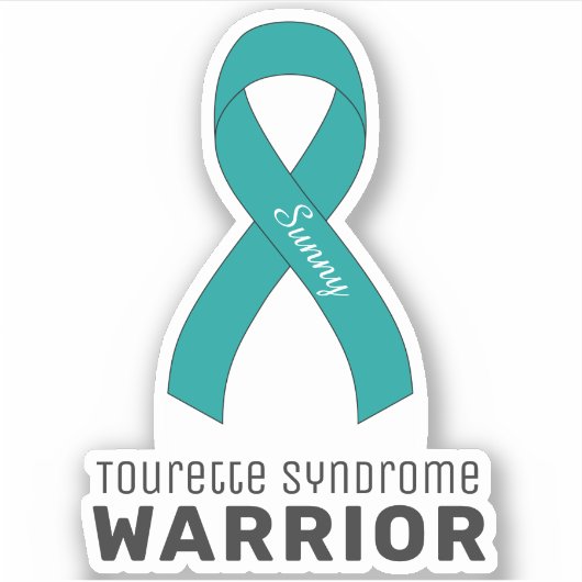 Tourette Syndrome Vinyl Sticker (Voorkant)