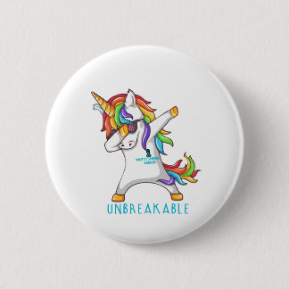 Tourette Syndrome Warrior niet breekbaar Ronde Button 5,7 Cm