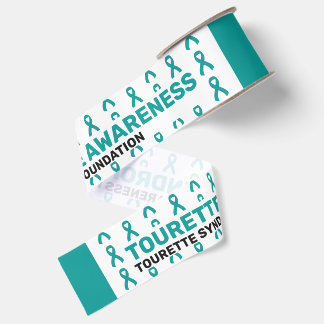 Tourette Syndroom Awareness Patroonlint Grosgrain Lint