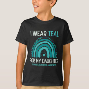 Tourette Syndroom Bewustzijn Ik Draag Teal Voor Do T-shirt