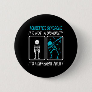 Tourette Syndroom Het Is Geen Beperking Ronde Button 5,7 Cm