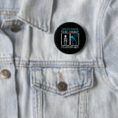 Tourette Syndroom Het Is Geen Beperking Ronde Button 5,7 Cm (In situ)