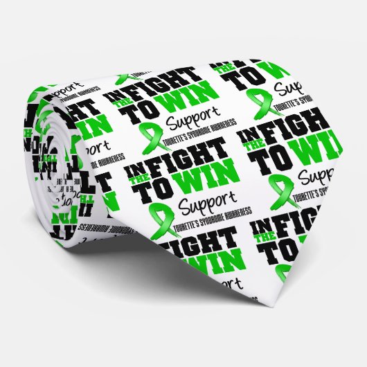 Tourette-syndroom IN DE WIN Stropdas (Opgerold)