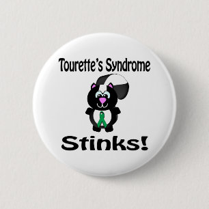 Tourette Syndroom Stinkt Stinkdier Bewustzijnsontw Ronde Button 5,7 Cm
