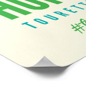 tourette's Custom support hoop genezen Poster Prin (Hoek)