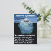 Tourettes is slechts het topje van de ijsberg briefkaart (Staand voorkant)