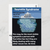 Tourettes is slechts het topje van de ijsberg briefkaart (Voorkant / Achterkant)