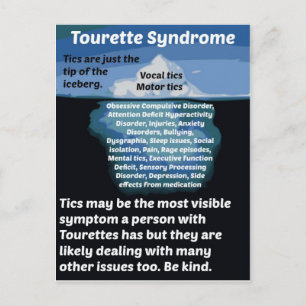 Tourettes is slechts het topje van de ijsberg briefkaart