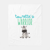 tourette's krijger kinder leuke Fleece Deken cadea (Voorkant)