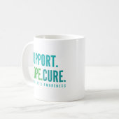 Tourette's Support Hope Cure Awareness Mokken (Voorkant links)