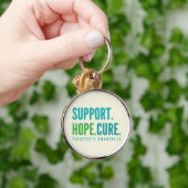 Tourette's Support Hope Cure Awareness Sleutelhang Sleutelhanger (Hand)
