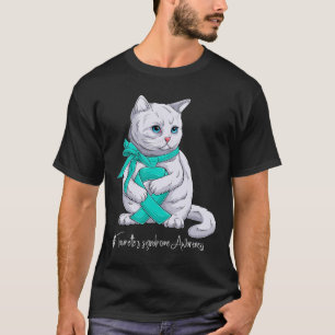 Tourette's Syndrome Awareness Month Blauwgroen lin T-shirt