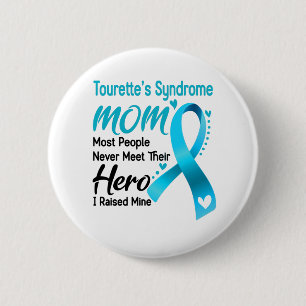 Tourette's Syndrome Awareness Month Ribbon Gifts Ronde Button 5,7 Cm