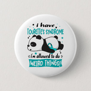 Tourette's Syndrome Awareness Month Ribbon Gifts Ronde Button 5,7 Cm