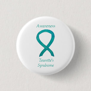 Tourette's Syndrome Awareness Ribbon Custom Pin Ronde Button 3,2 Cm