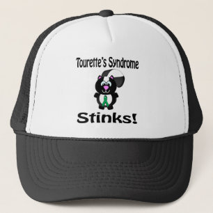 Tourettes Syndrome Stinks Skunk Awareness Design Trucker Pet