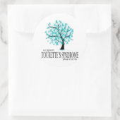 Tourette's Syndrome Tree Ronde Sticker (Tas)