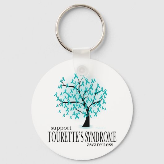 Tourette's Syndrome Tree Sleutelhanger (Voorkant)