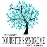 Tourette's Syndrome Tree Staand Fotobeeldje<br><div class="desc">Tourette's Syndrome Tree</div>