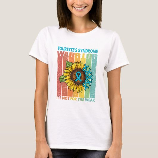 Tourette's Syndrome Warrior Het is niet voor het W T-shirt (Voorkant)