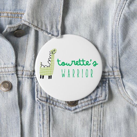 Tourette's Warrior Awareness Leuke Button Cadeau (In situ)