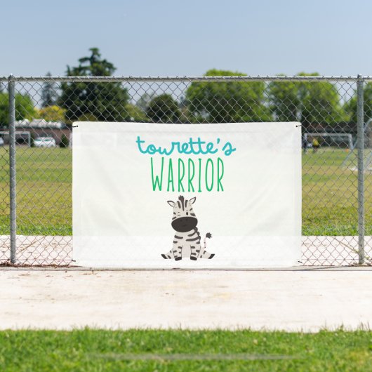 Tourette's Warrior Awareness Outdoor Banner Sign (Insitu)