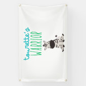 Tourette's Warrior Awareness Outdoor Banner Sign (Verticaal)