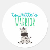 tourette's warrior awareness schattige Stickers La (Voorkant)