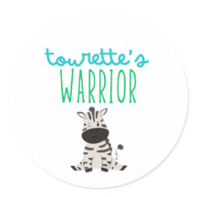 tourette's warrior awareness schattige Stickers La