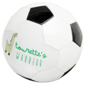 Tourette's Warrior Awareness Voetbal Gift (Drie kwart)