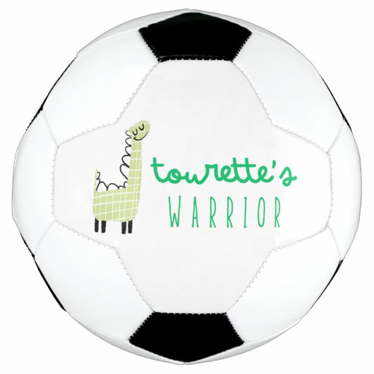 Tourette's Warrior Awareness Voetbal Gift (Voorkant)
