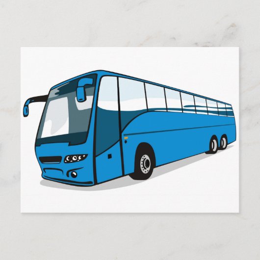 touringcarvervoer briefkaart (Voorkant)