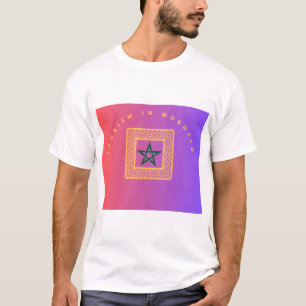 Tourism in Morocco - Moroccan Mosaic Star Design T-shirt