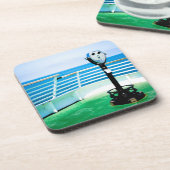 Tourist Binocular Bier Onderzetter (Linkerzijde)