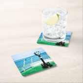 Tourist Binocular Kartonnen Onderzetters (Insitu)