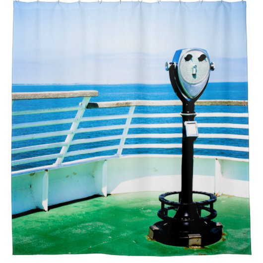 Tourist Binoculars Douchegordijn (Voorkant)