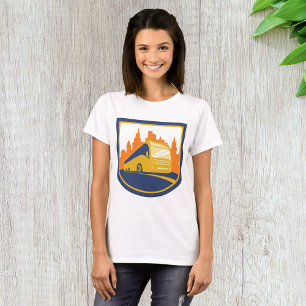 Tourist Bus Womens T-Shirt
