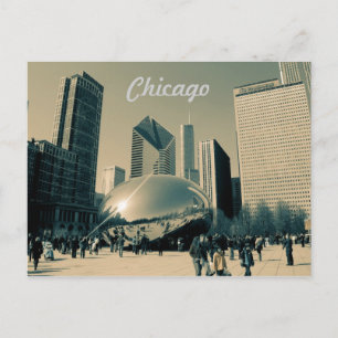 Tourist Chicago Post Card Briefkaart