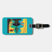 Tourist Poster - Yosemite Nat'l Park, CA Bagagelabel (Voorkant horizontaal)