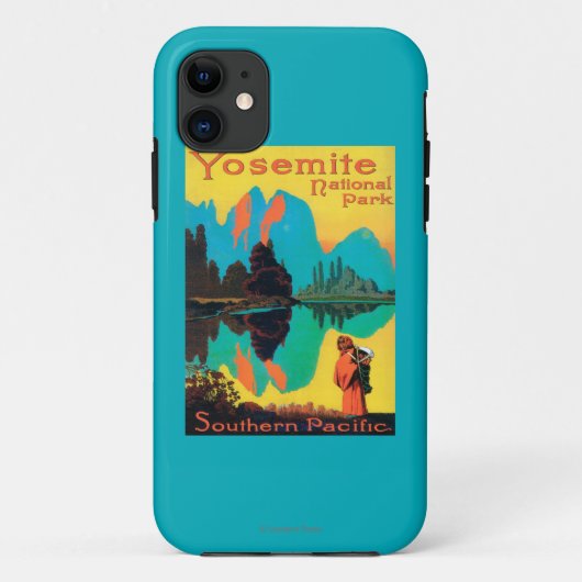 Tourist Poster - Yosemite Nat'l Park, CA Case-Mate iPhone Case (Achterkant)
