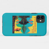 Tourist Poster - Yosemite Nat'l Park, CA Case-Mate iPhone Case (Achterkant (horizontaal))