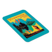 Tourist Poster - Yosemite Nat'l Park, CA Magneet (Rechterzijde)