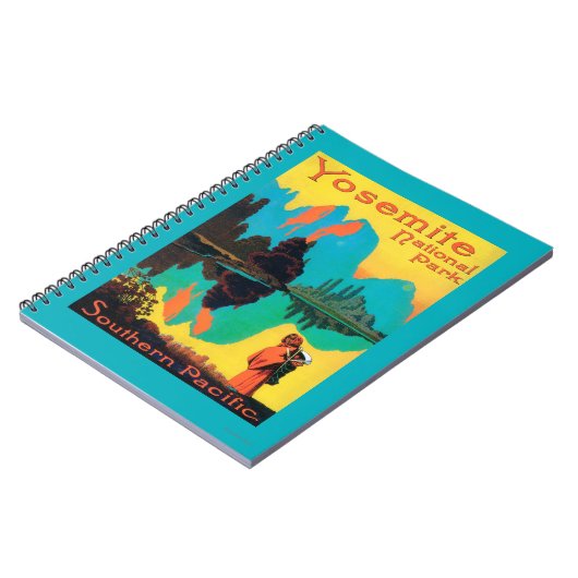 Tourist Poster - Yosemite Nat'l Park, CA Notitieboek (Linkerzijde)