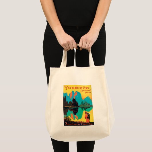 Tourist Poster - Yosemite Nat'l Park, CA Tote Bag (Voorkant (product))