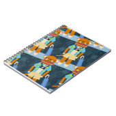 Tourist Sock Monkey Pattern Notitieboek (Linkerzijde)