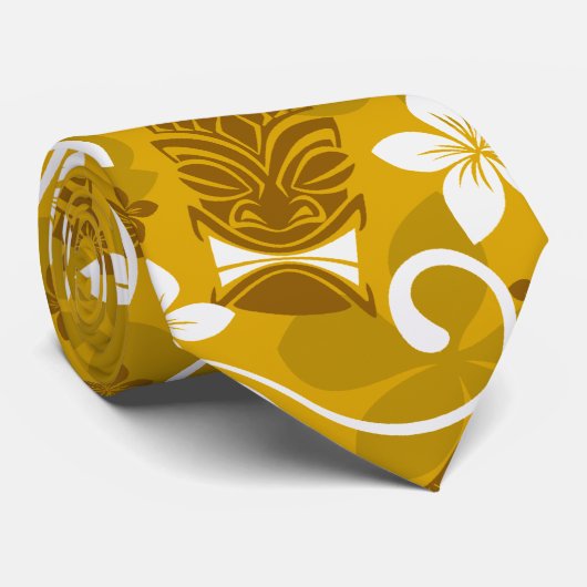 Tourist Tiki Stropdas (Opgerold)